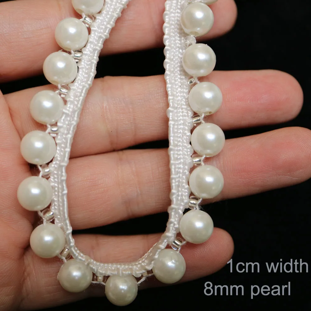 2 двор Жемчуг Вышивка бисером бахрома отделка для одежды сумки ручная работа с