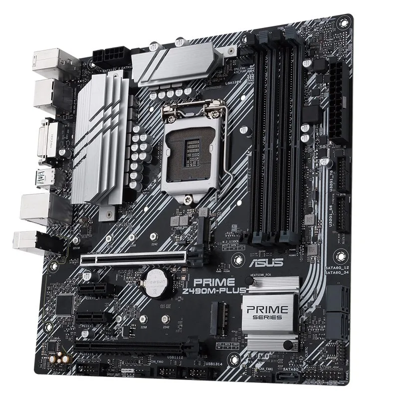 PRESELL ASUS PRIME телефон LGA1151 настольный компьютер MASTER OFFICE GAMING MATX Z490 intel LGA 1200