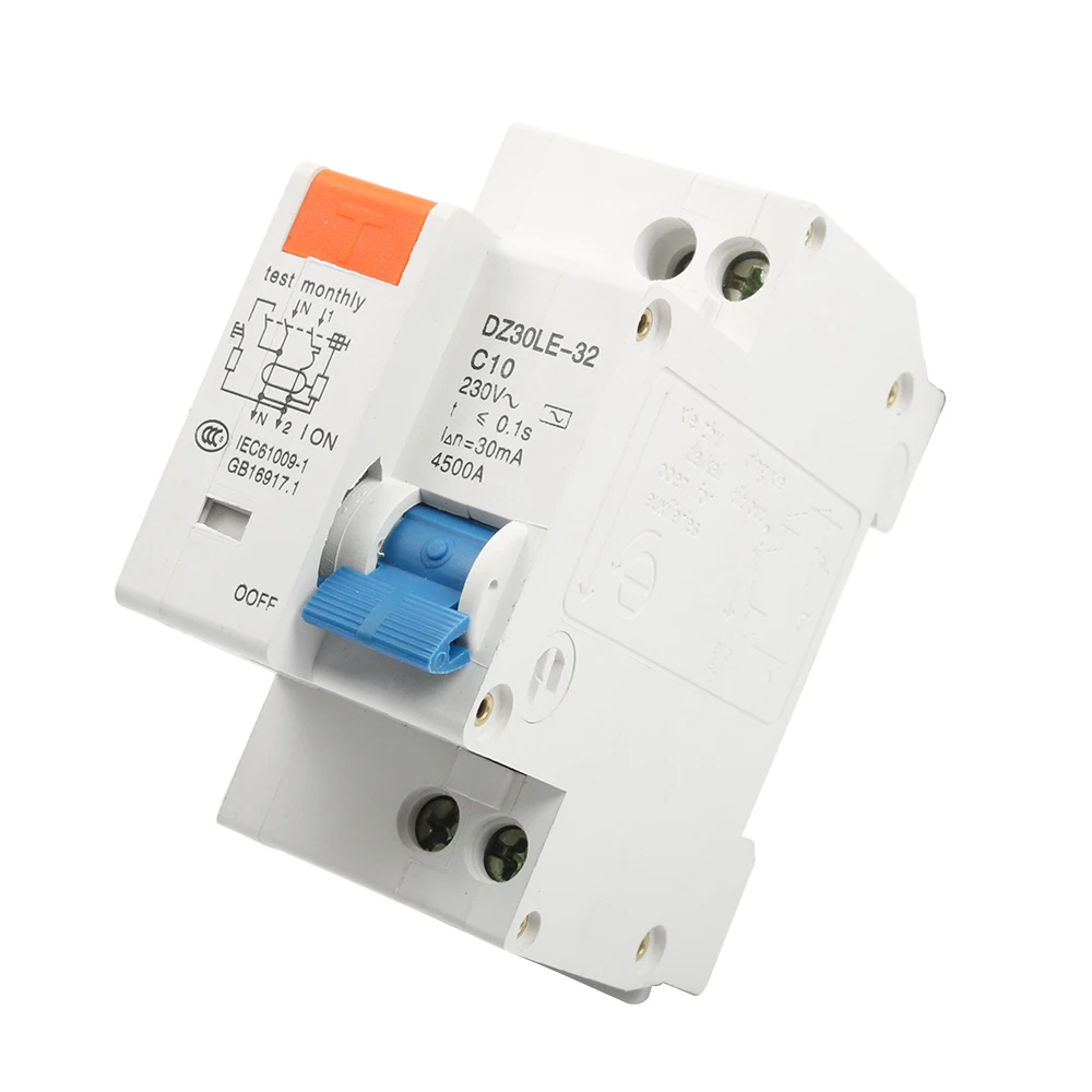 Мини автоматический выключатель DMWD DPN Mini DZ30LE 32 1P + N 10A 16A 20A 32A220V 230V 50HZ 60HZ УЗО RCBO