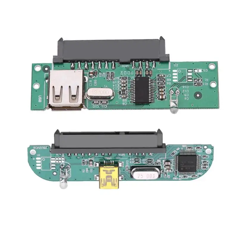 

Новый высокоскоростной USB 2.0 для передачи данных 2,5 "USB 2,0 для SATA 7 + 15 Pin жесткий диск адаптер конвертер компьютерные кабели