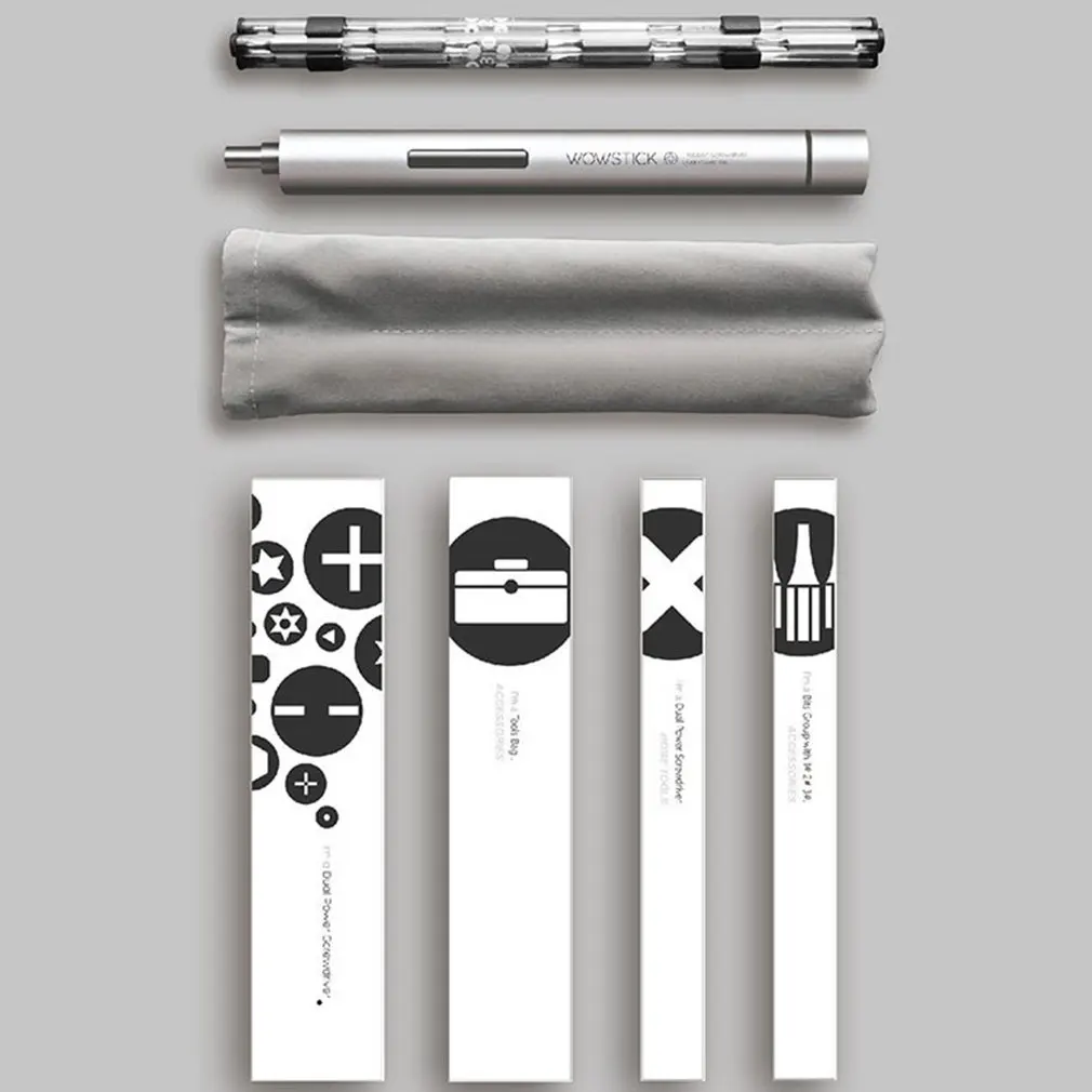 Wowstick 1P+ Мини Электрическая отвертка комплект беспроводной силовой отвертка для телефона камера прецизионный инструмент для ремонта