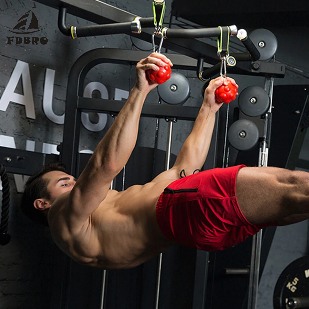 FDBRO 1 Набор тренировочных рычагов и мышц спины подтягивания укрепление мяча