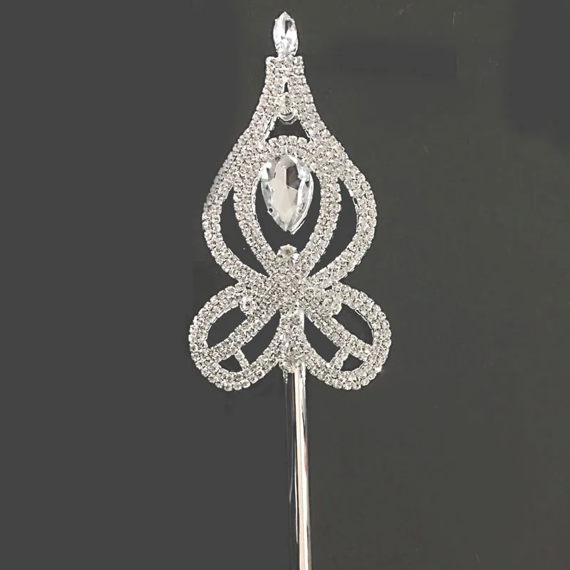 Металлическая Стразы инкрустированная скептическая трость реквизит