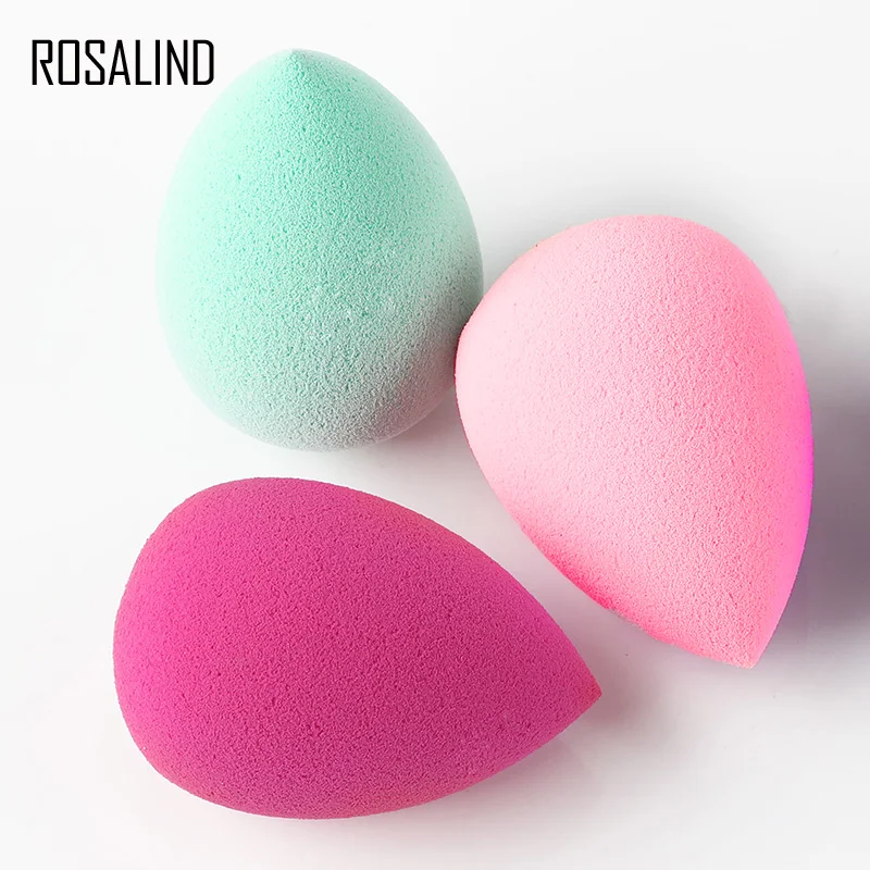 ROSALIND 1 шт. косметическая губка для макияжа основа уход за лицом 6 цветов