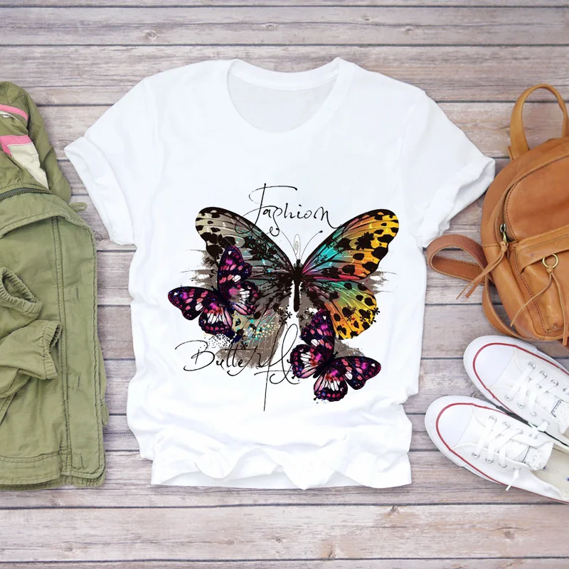 

Women T-shirts Mountain Ocean Animal Short Sleeve Summer Fall Ladies Print Lady Womens Graphic T Top Shirt Female Tee T-Shirts