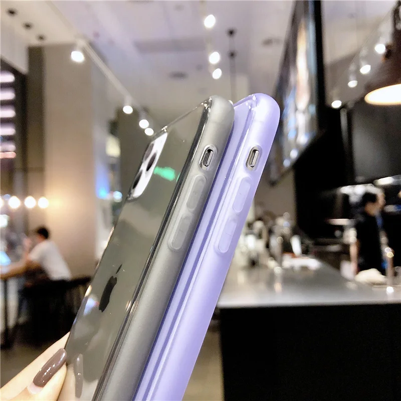 Чехол для телефона N1986N прозрачный карамельного цвета iPhone 11 Pro X XS Max 6 6S 7 8 Plus