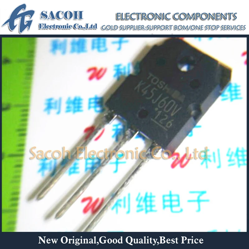 10Pcs TK45J60V K45J60V or TK33J60V K33J60V TO-3P 45A 600V N-Channel MOS Transistor