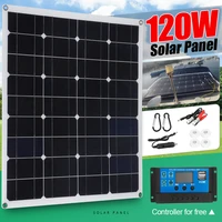 150w flexible solar panel 12v usb charger portable panel solar generator for home energy system power bank with controller