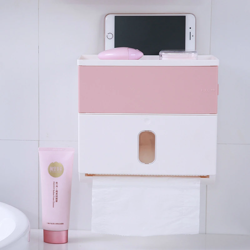 

Toilet tissue box of toilet paper box without perforation roll paper tube toilet paper box waterproof toilet paper rack