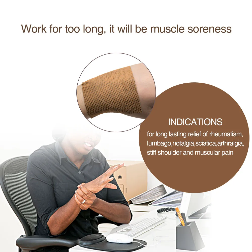 48 шт./6 упаковок Пластырь от боли в мышцах|Пластыри терапевтические| |