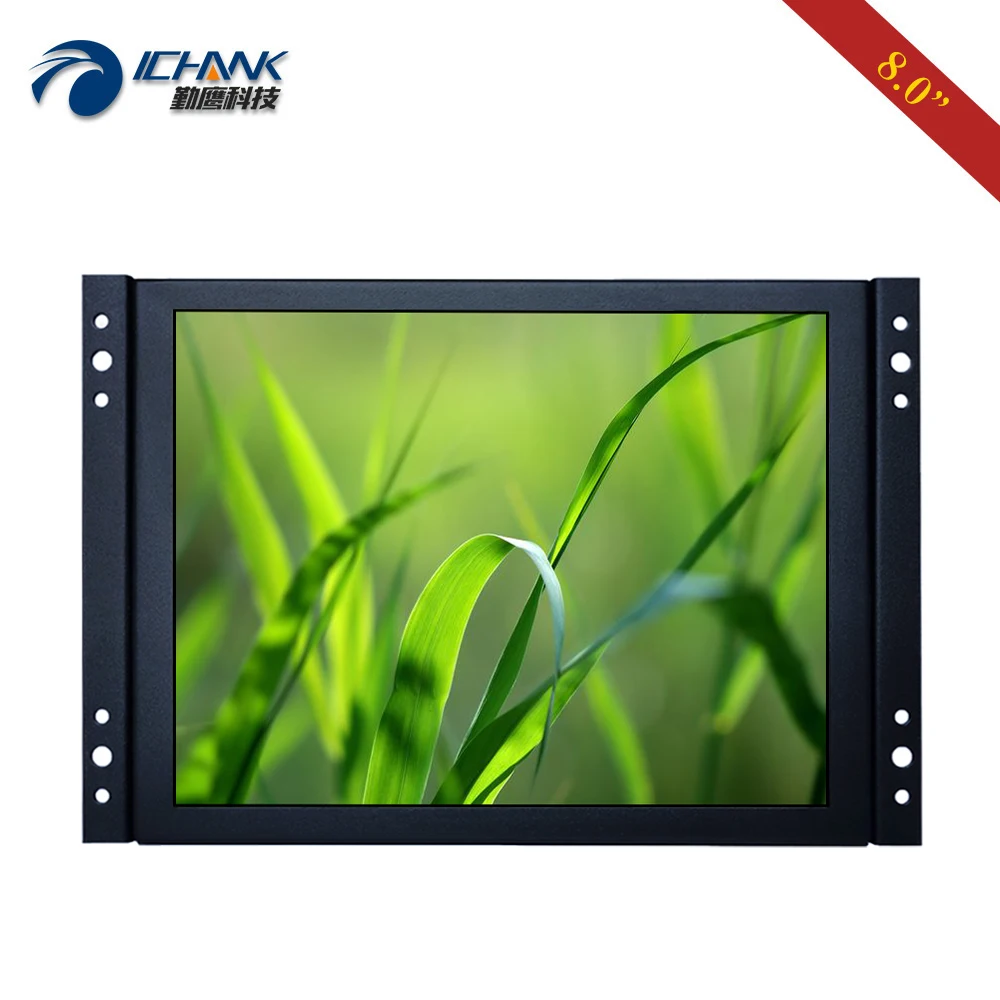 K080TN ABHV/8 дюймов 1024x768 маленький размер AV BNC VGA HDMI Встроенный Открытый каркас