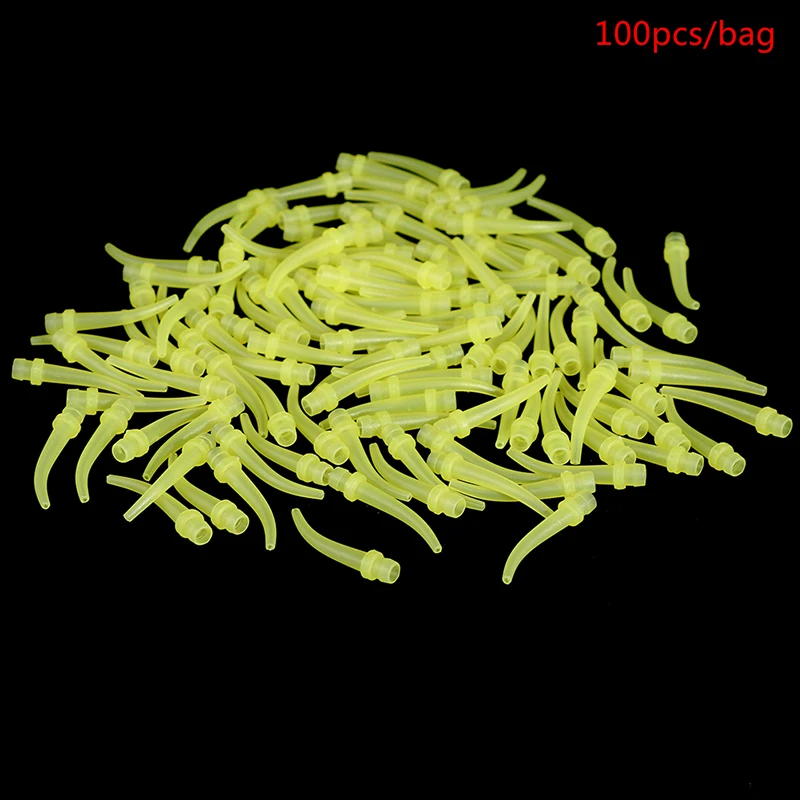 

100pcs/lot Oral Care Tooth Whitening Materials Intraoral Dental Impression Mixing Tips Nozzles Mixer Syringe Dentist Products