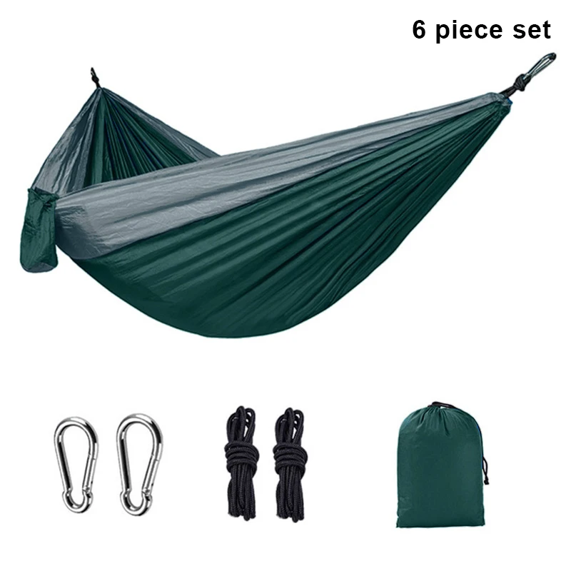 

Ultra light camping hammock outdoor camping park leisure nylon hammock portable travel climbing hammock movable hanging bed