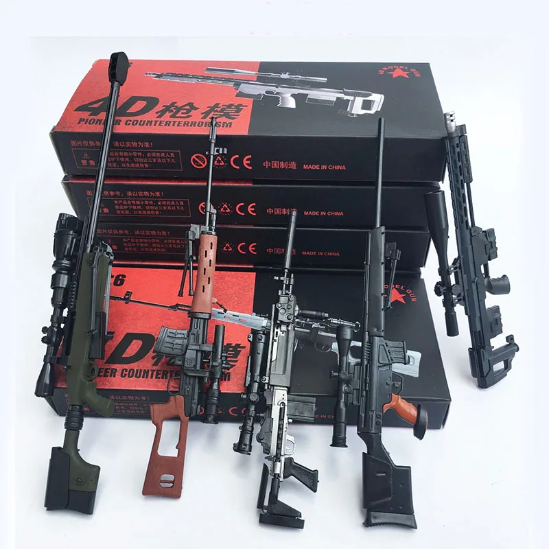 1:6 пушка в сборе модель снайперская винтовка 5 видов стилей SVD PSG 1 MK14 DSR TAC 50 оружие