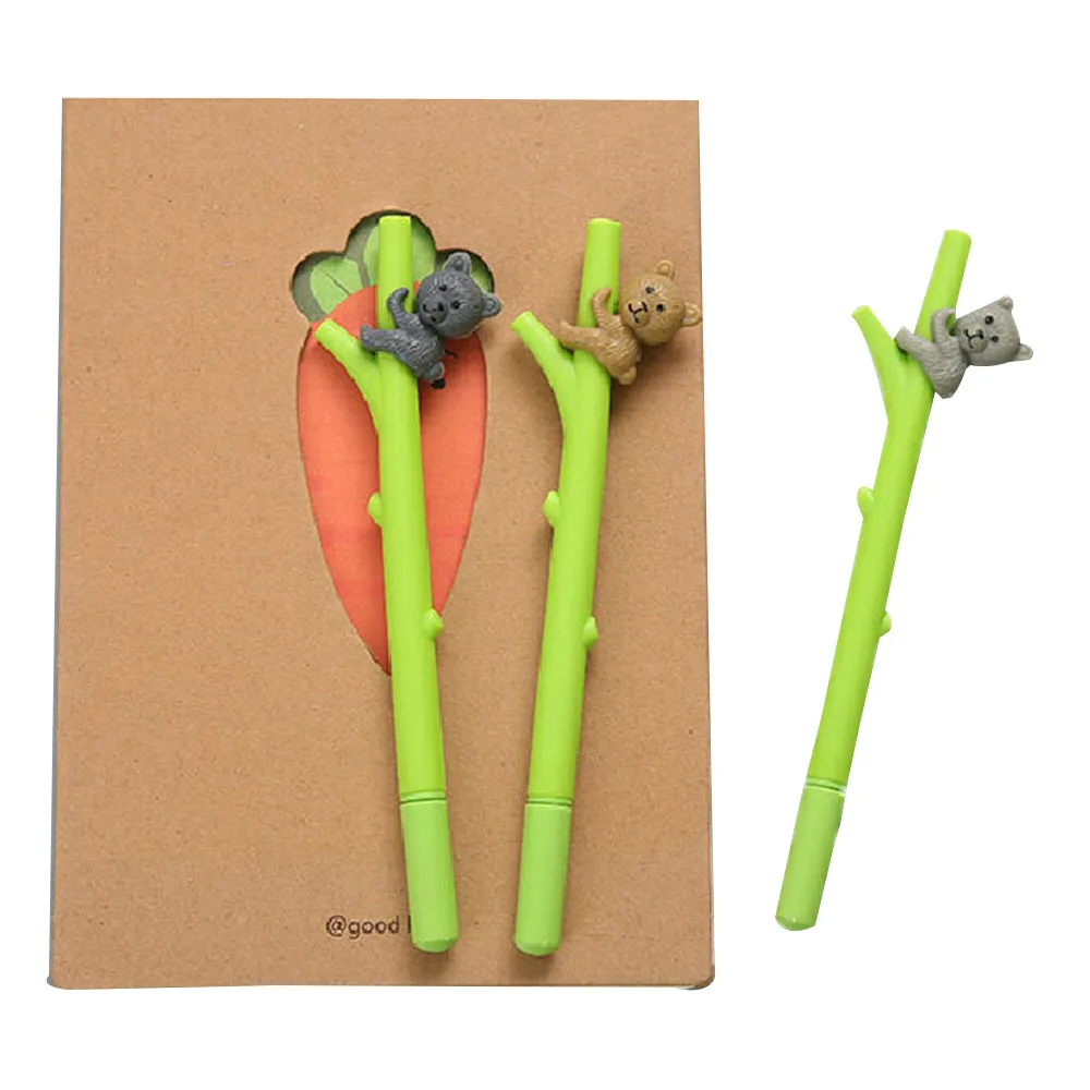 

3pcs Cute Animal Pen Koala climbing trees Creative Stationery Gel Ink Pen