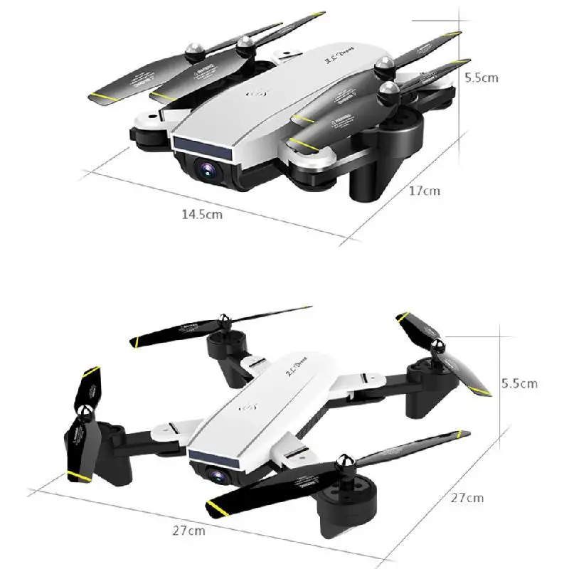 Беспилотный летательный аппарат Sg700d 4k Hd Двойная камера передачи Wi Fi Fpv оптический