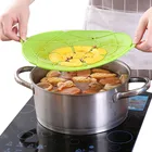 Кухонные аксессуары, силиконовая крышка с цветами, пробка для разлива воды, крышка для кастрюли, кухонные аксессуары, кухонные инструменты, домашняя кухонная посуда