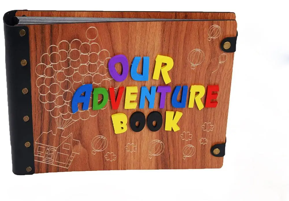 80 страниц наш альбом для приключений фотоальбом DIY скрапбукинга с 3D деревянными