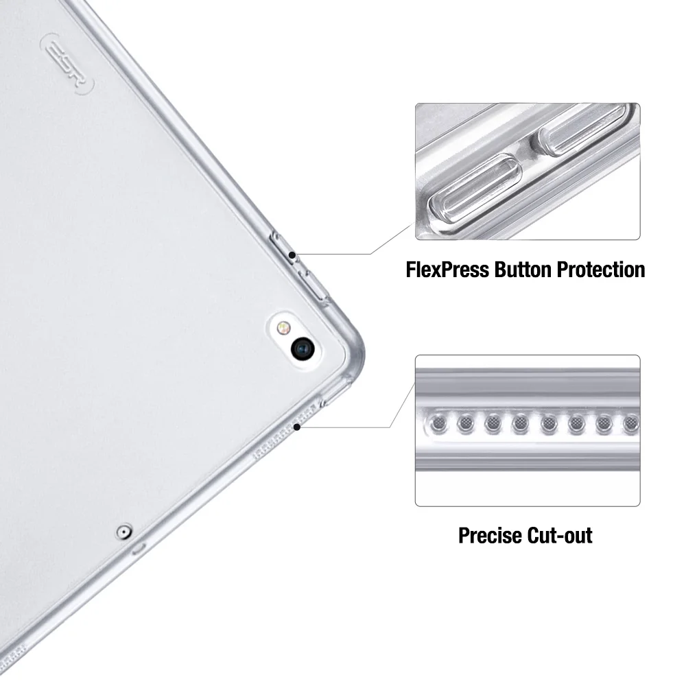 Чехол ESR для iPad Pro 12 9 2017 Жесткий идеально сочетающийся с Умной клавиатурой тонкая