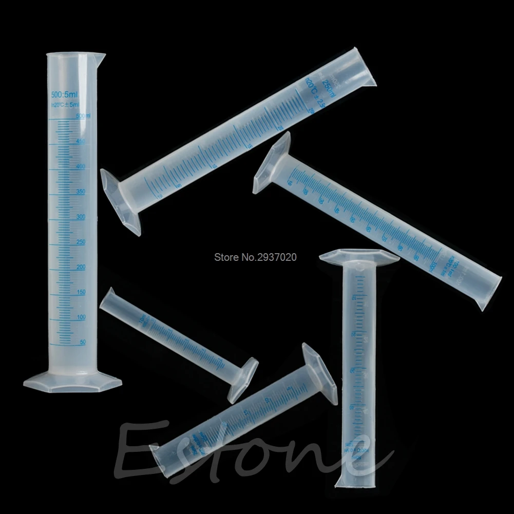 

50ml Laboratory Trial Test Tube Jar Tool Plastic Measuring Graduated Cylinder New Au13 19 Droship