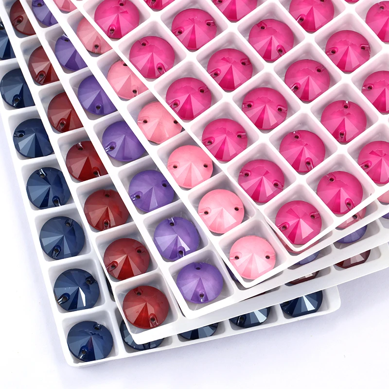 Разноцветные круглые стразы K9 из серии мокко 16 цветов|Стразы| |