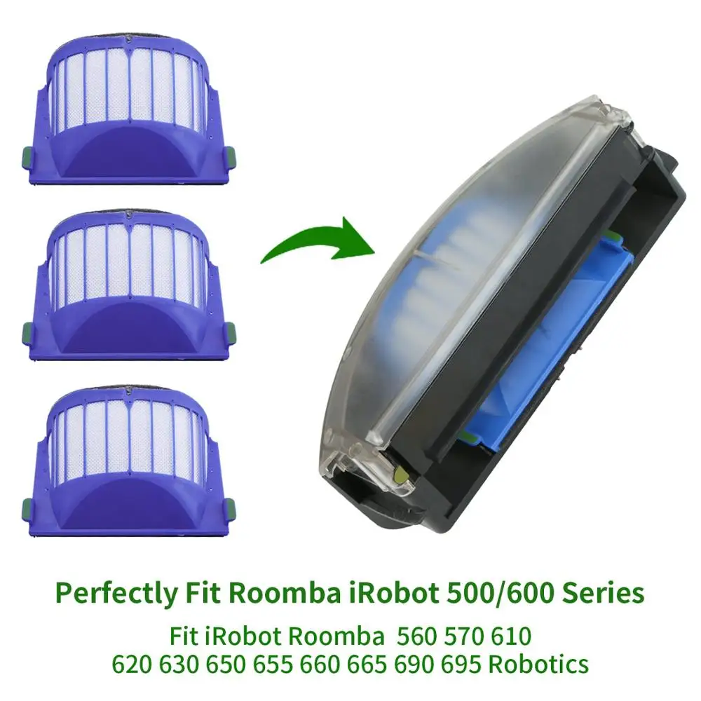 Запасные части для пылесосов iRobot Roomba 500 600 550 595 614 620 630 650 655 660 665 12 шт. | Бытовая