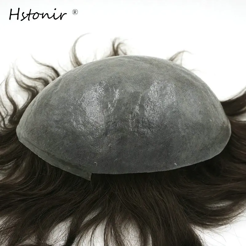 Hstonir тонкой кожи тупею V петля Невидимый узел человеческих индийский замены волос