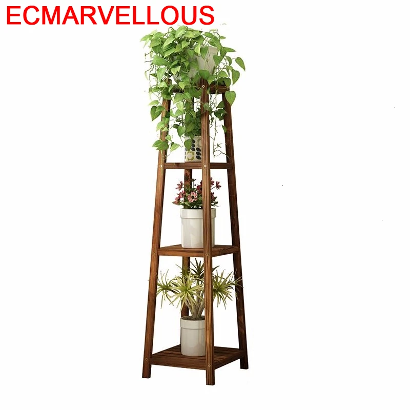 

Suporte Flores Indoor Garden Shelves For Huerto Urbano Madera Plantenrekken Balcony Rack Shelf Outdoor Flower Plant Stand