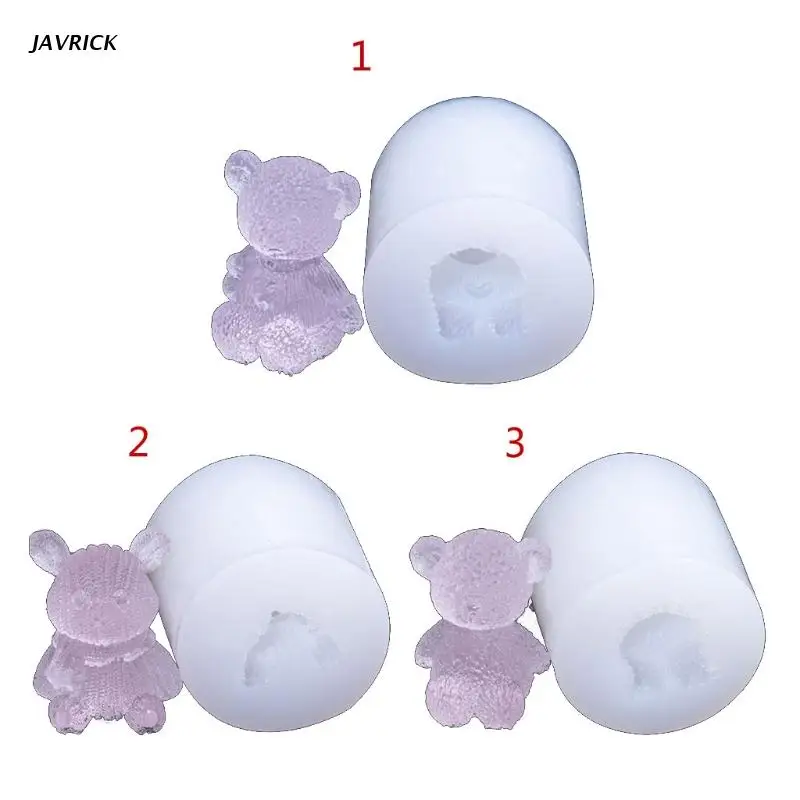 

Three-dimensional Bear Silicone Mold Jewelry Epoxy Resin Casting Jewelry Tool Making Resin Diy Craft Home Decoration