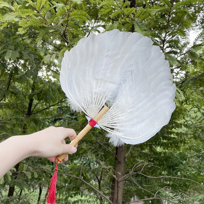 

Складной веер с перьями Zhuge Liang