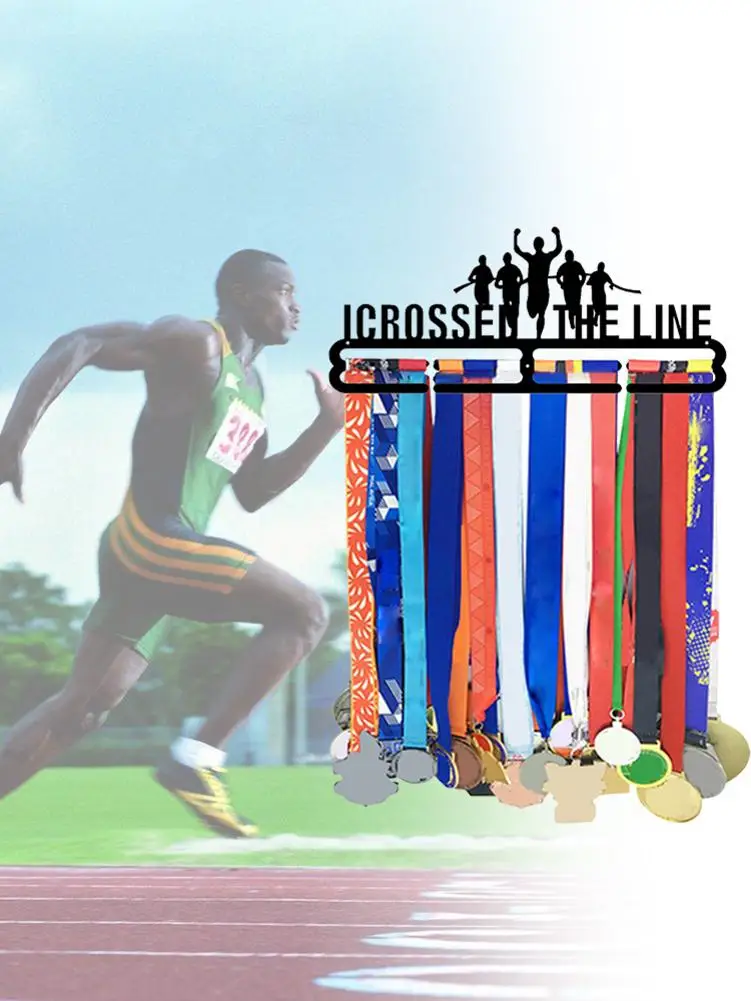 Держатель медали для бега железная вешалка демонстрационная полка бегуны