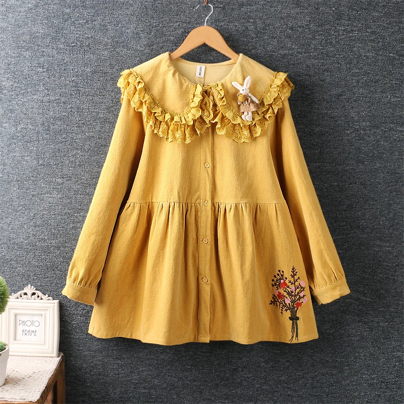 

Женская Вельветовая куртка с воротником «Питер Пэн» и длинным рукавом