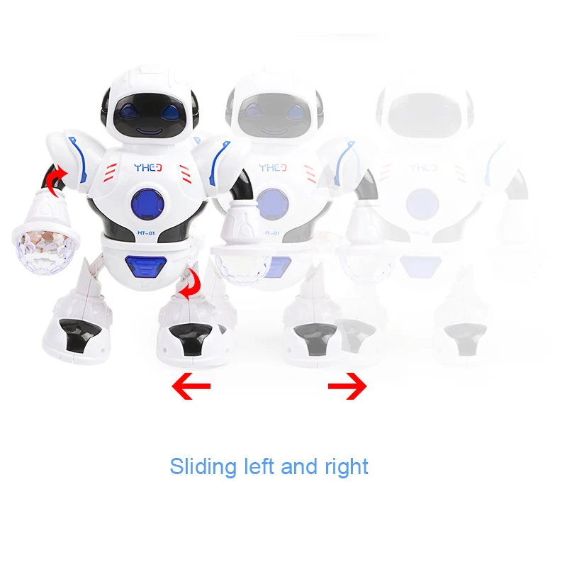 

Children's Baby Electric Dancing Robot Music Toy Boy Girl Rotating Intelligent Parent-child Interactive Game Christmas Gift