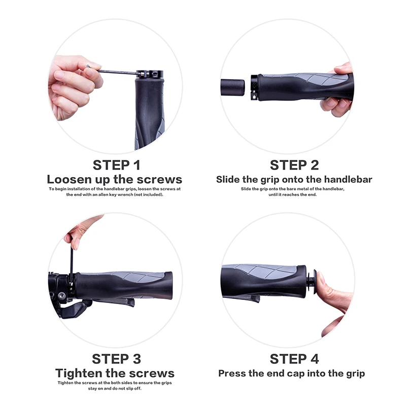 Рукоятка для велосипеда противоскользящие MTB ручки высокое качество руль