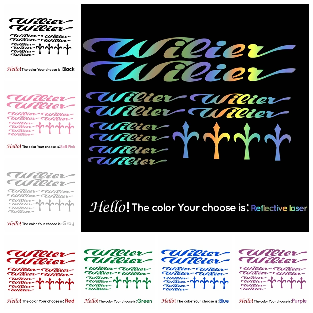 

For 1Set wilier Motorcycle Decal Stickers KIT 12pcs- SUPER PRICE, BEST QUALITY Sticker Car Styling Decals Mural
