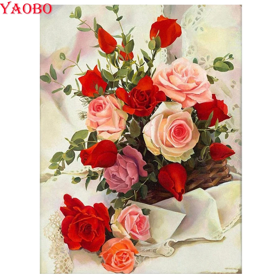 5d diy Алмазная картина композиция цветок искусство мозаика Вышивка Полный дисплей