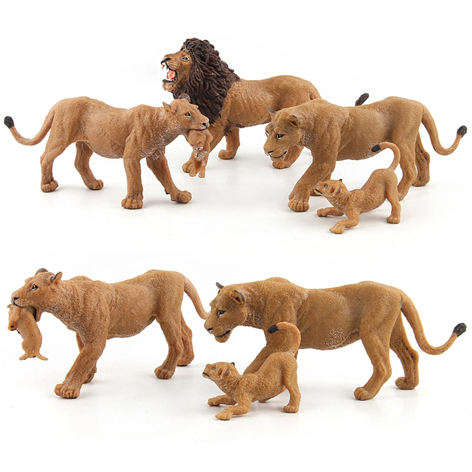 

2023 New Anime Cartoon Lion Figure Toy Mufasa Timon Pumbaa Sarab PVC Action Figures Model Classic Toys Kids Gifts