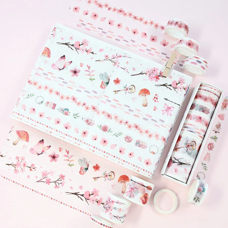 New Spiral Flamingo Space Bullet Journal Diary Handbook Set Travel Notebook Planner with Sticker Tape Beautiful Agenda - Цвет: 10