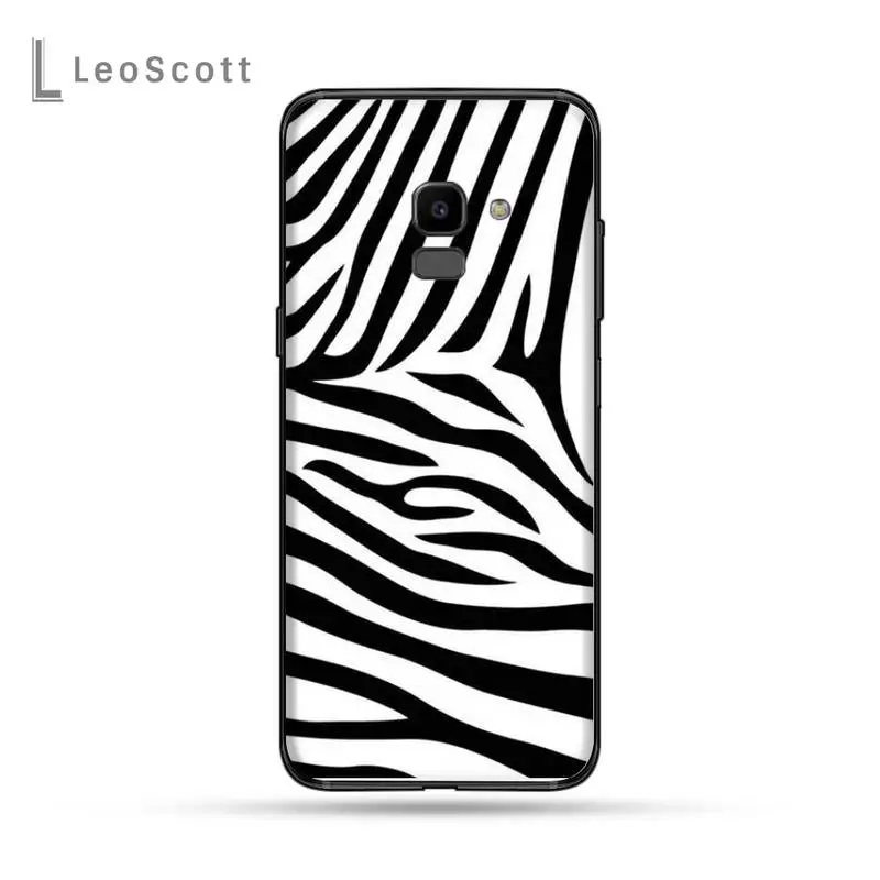 

Zebra print clip art Phone Case For Samsung Galaxy J2 J4 J5 J6 J7 J8 2016 2017 2018 Prime Pro plus Neo duo