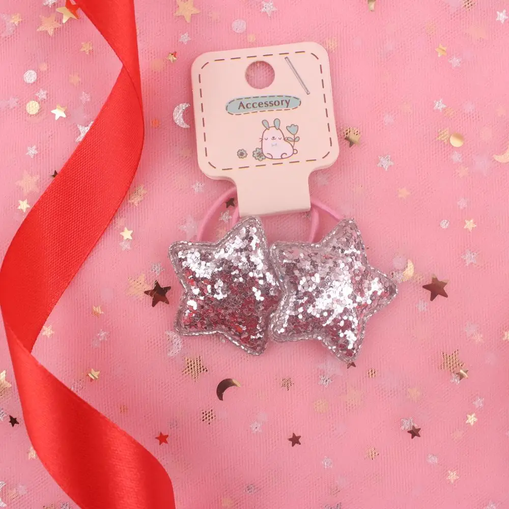 Новинка 2019 модные геометрические эластичные ленты для волос с пятиконечной