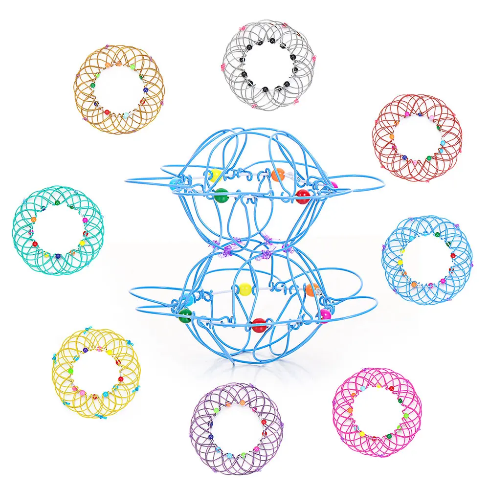 1 шт. Волшебная Мандала Цветочная корзина игрушка поток кольцо Спиннер фиджет