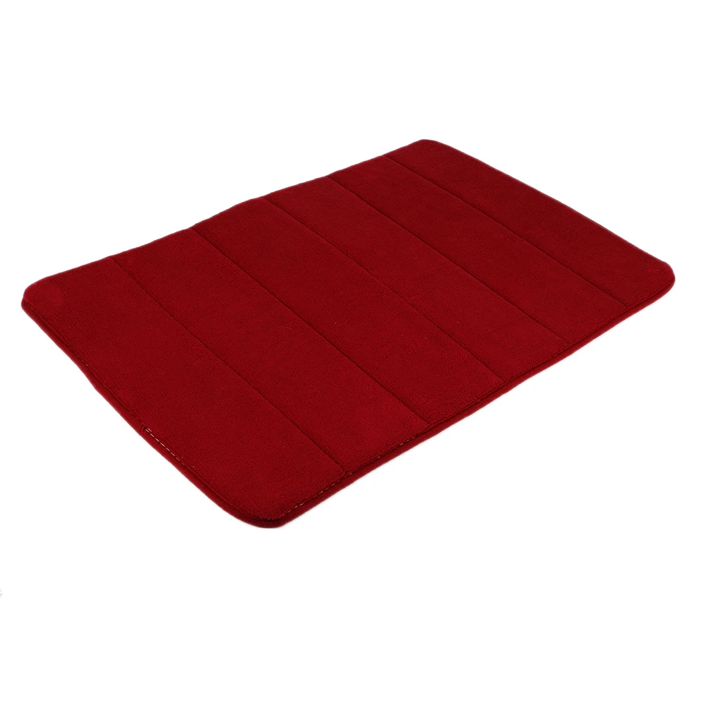Прямая поставка 40*60 см коврик для ванной коврик из кораллового флиса Memory Foam коврик для ванной комнаты кухонный дверной коврик tapis de bain