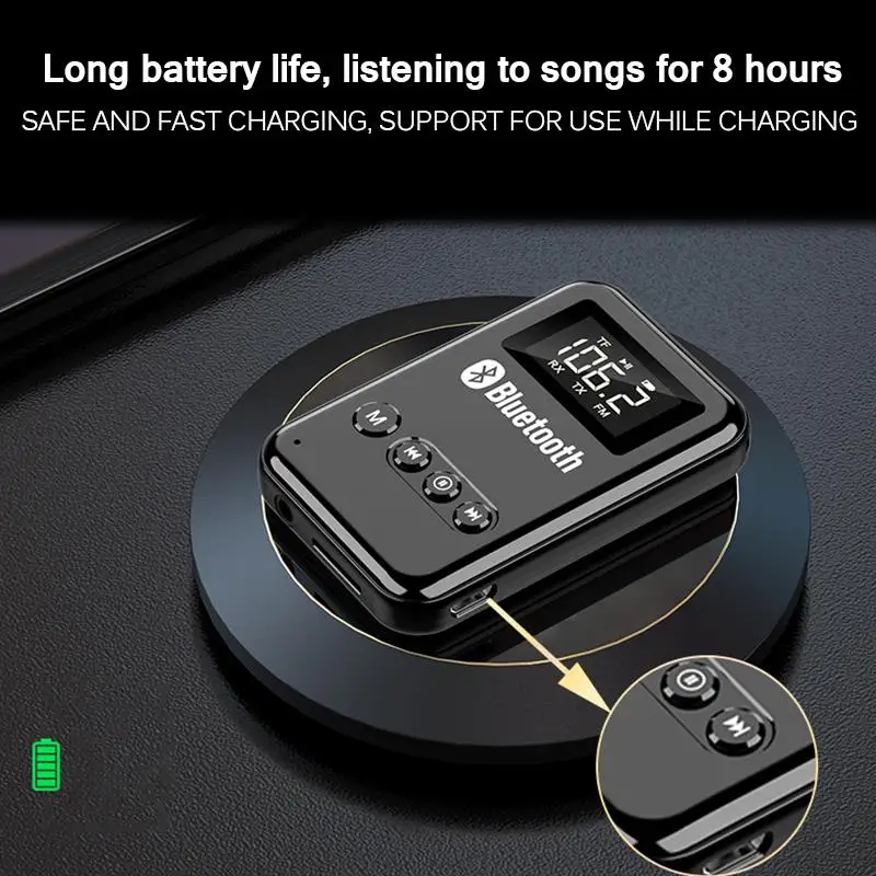 4 в 1 Bluetooth 5 0 приемник передатчик стерео музыка автомобильный FM Наушники Адаптер