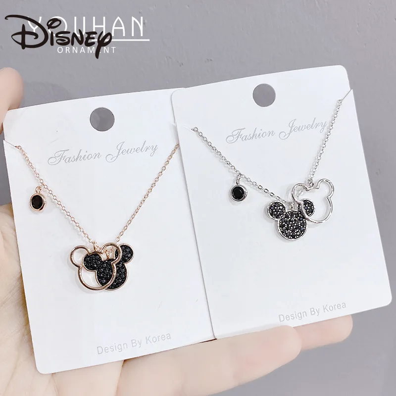 

Disney Mickey Mouse Necklace Necklace Japan and South Korea New Wild Forest Girls Net Red Same Style Clavicle Chain