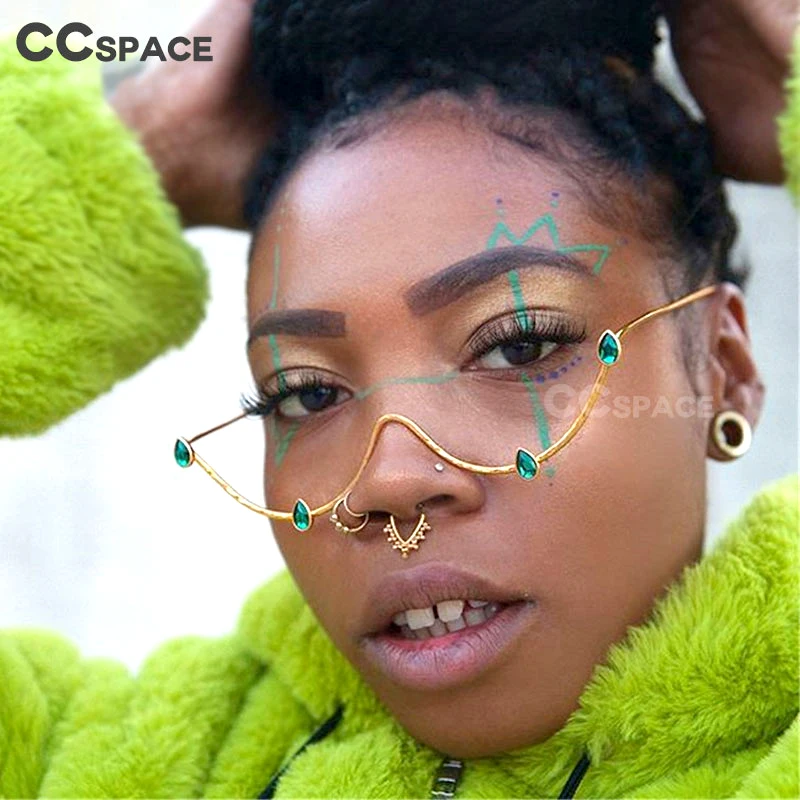 49116 без линз Кристальные ультралегкие полуоправы металлические оправы для очков