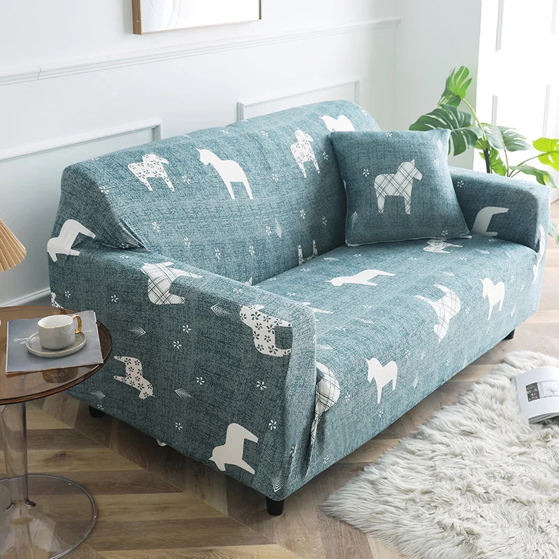 

Cartoon Pattern Elastic Sofa Cover All-inclusive Protector Sofa Stretch Couch Covers Armchair Cover Sofa Covers for Living Room