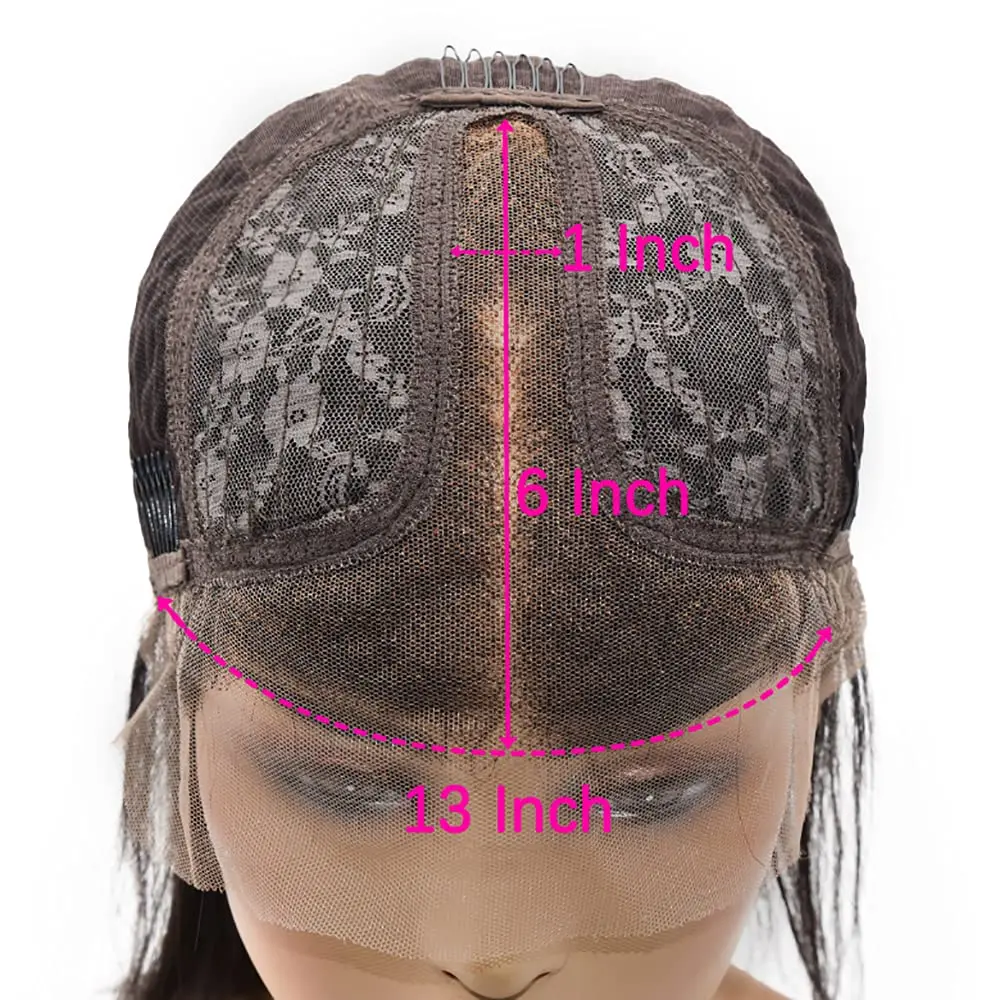 Парик Омбре коричневый цвет блонд 2 тона на шнуровке спереди парик 100% бразильские