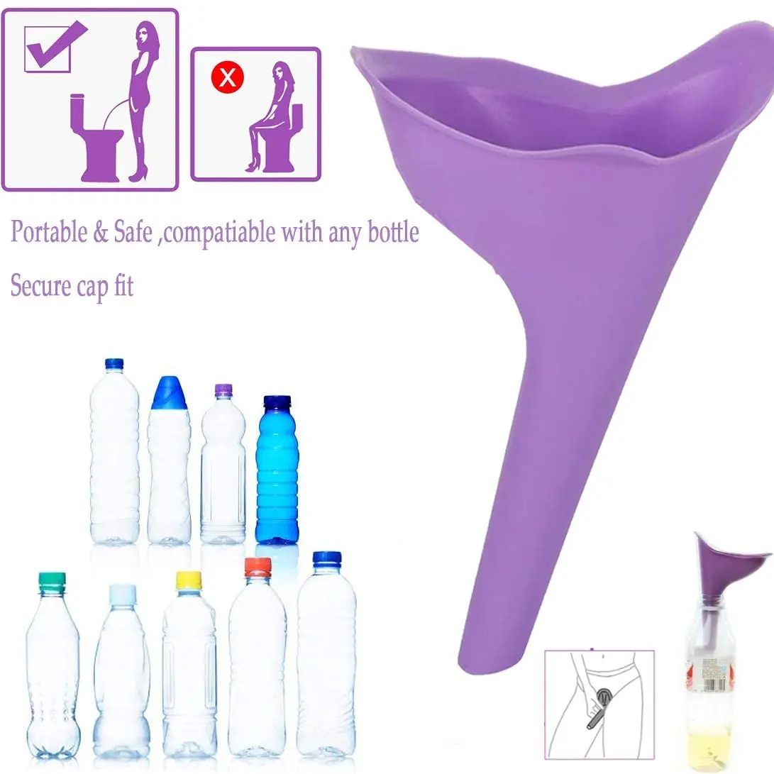 Female Urination Device Portable Urinal Women Pee Funnel Outdoor Standing Toilet for Camping Travel Activities | Обустройство дома