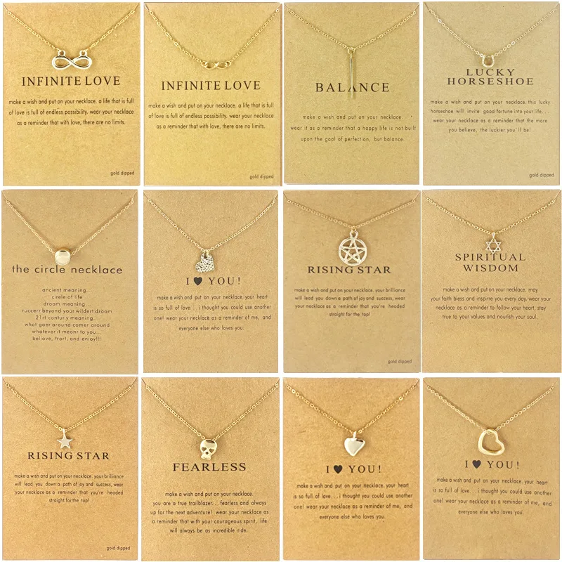 

New Trendy Alloy Cute Elegant Sun Love Star Leaves Clover Unicorn Luck Pendant Necklaces for Women Fashion Accessories Jewelry