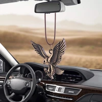 creative car eagle pendant ornaments hanging auto interior rear view mirror decoration dangle trim accessory car accessories